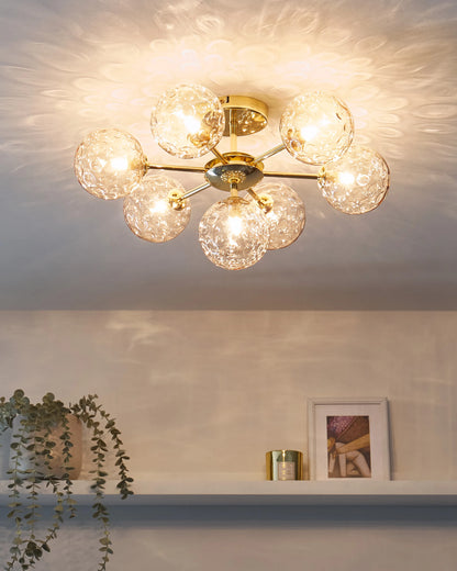  Ceiling Lamp ANADYR Glass Beige