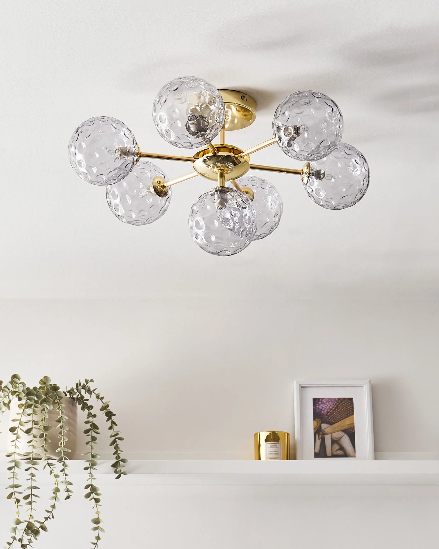  Ceiling Lamp ANADYR Glass Blue