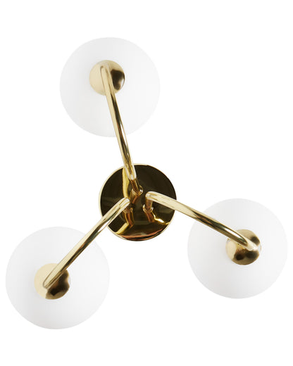  Ceiling Lamp SHIRE Glass White