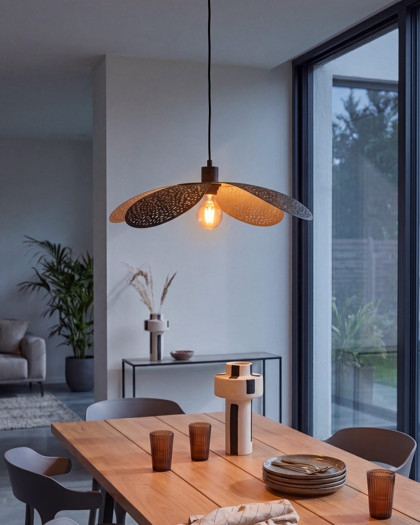 Pendant Lamp KOSHI Metal Black