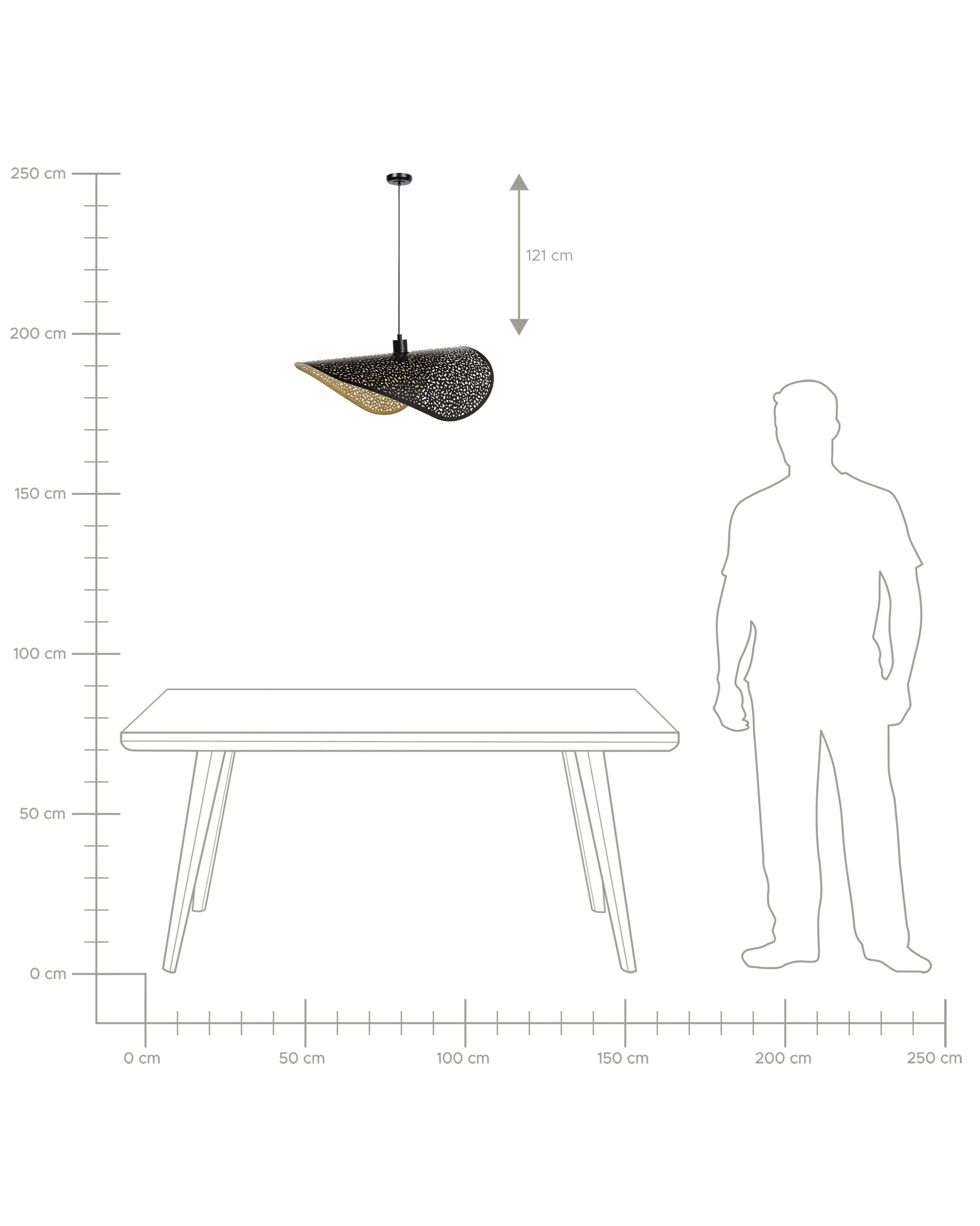  Pendant Lamp MAHI Metal Black