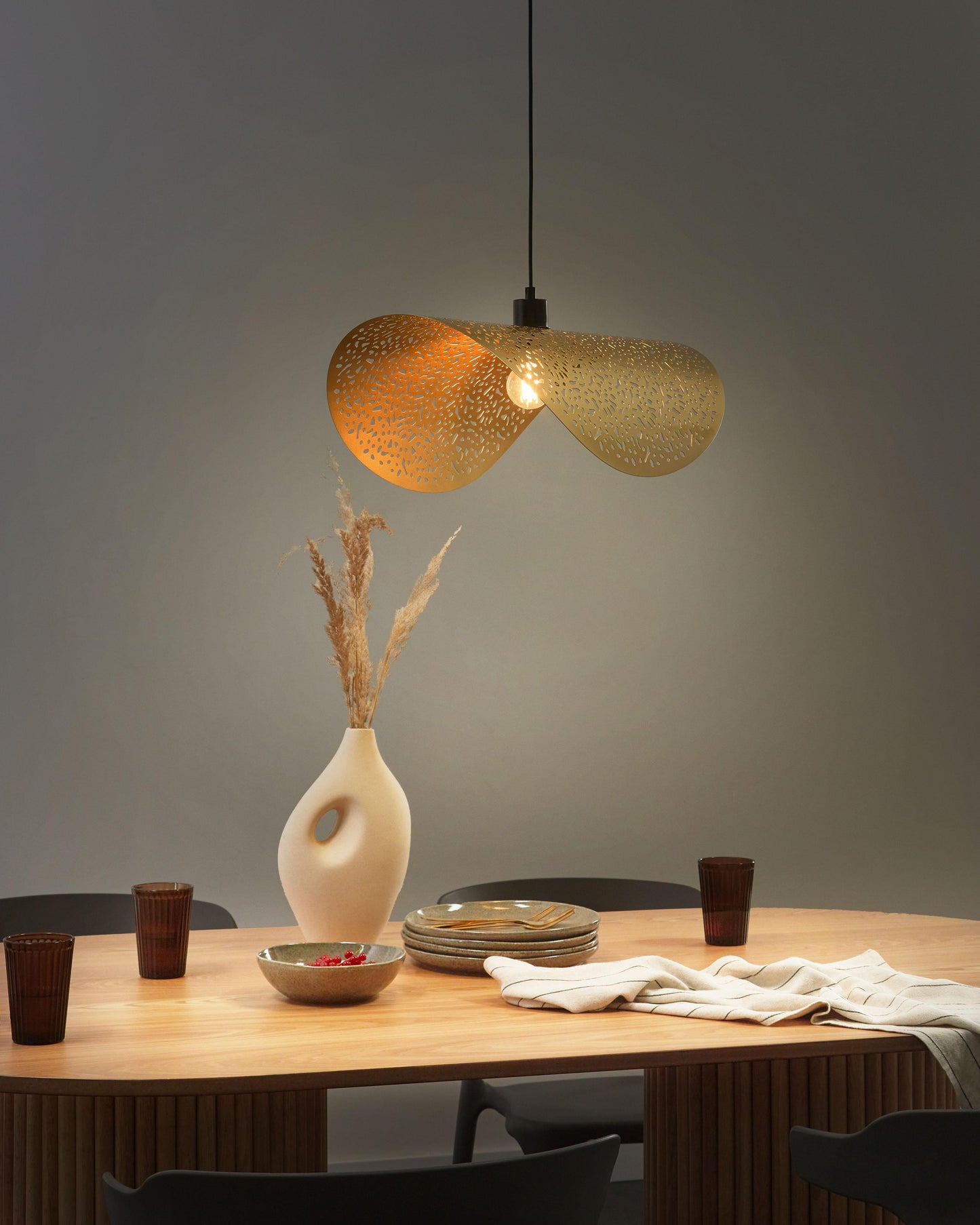  Pendant Lamp KRISHNA Metal Gold