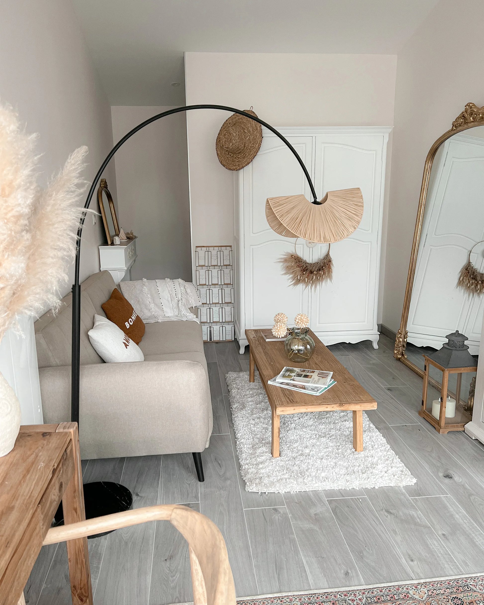 Floor Lamp HERRON Natural