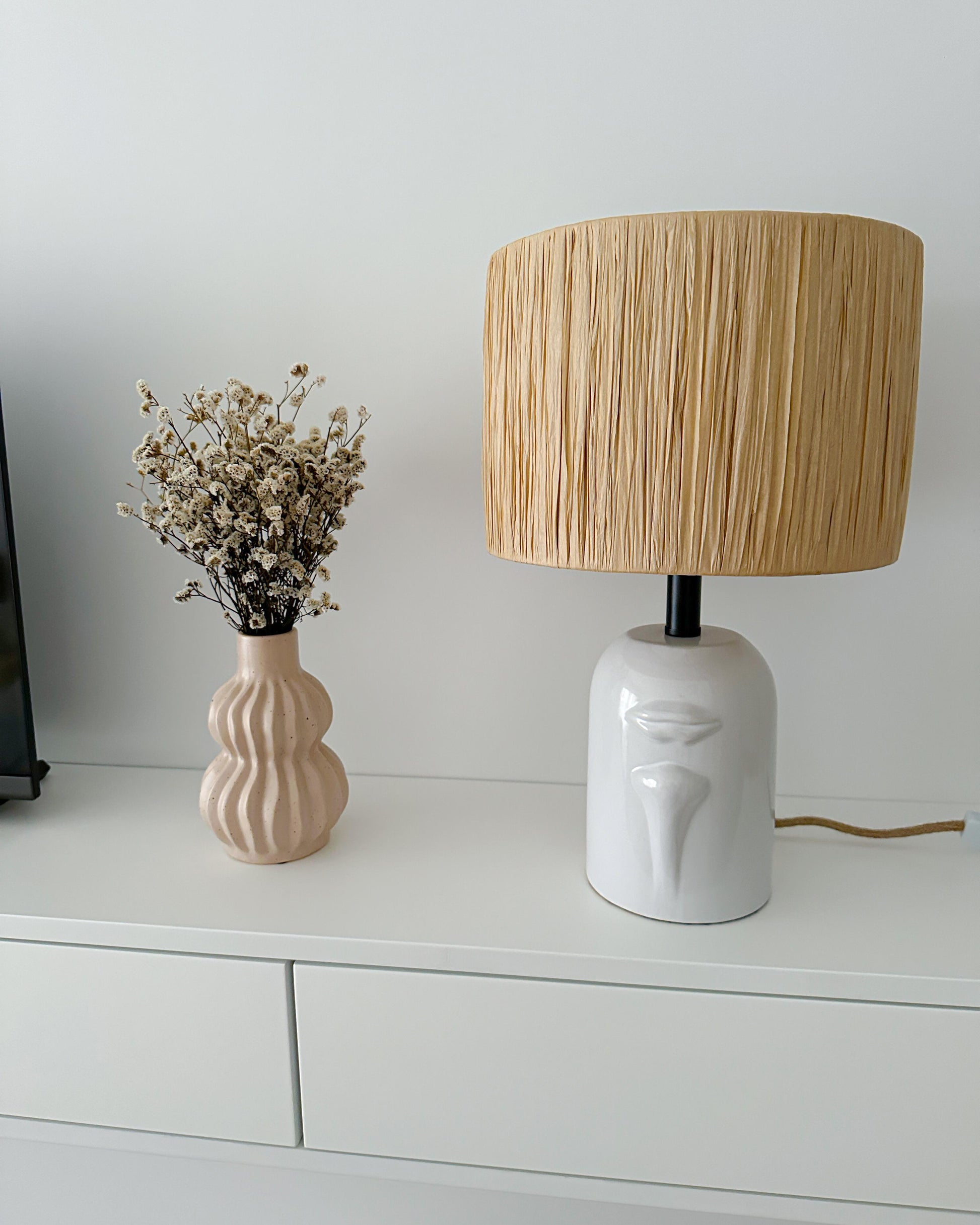  Table Lamp JUBONES Ceramic Natural