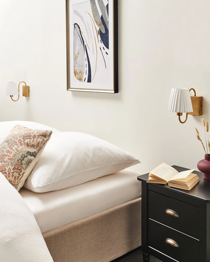  Set Of 2 Wall Lamps TOLKA Metal White