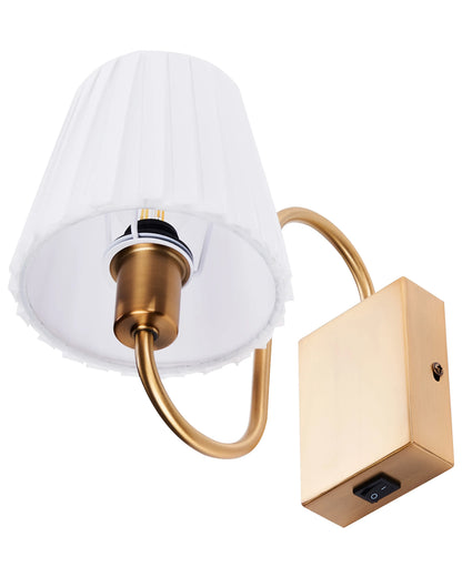  Set Of 2 Wall Lamps TOLKA Metal White