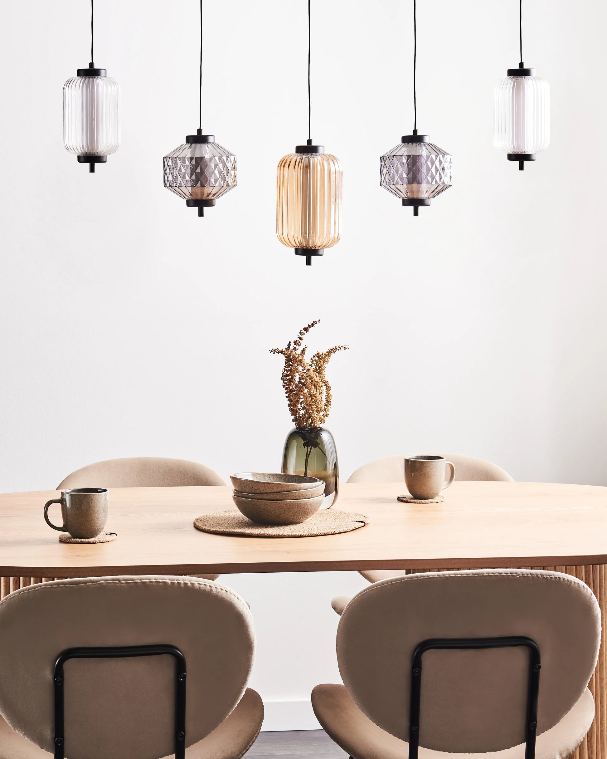  LED Pendant Lamp SULLANE LED Glass Multicolour