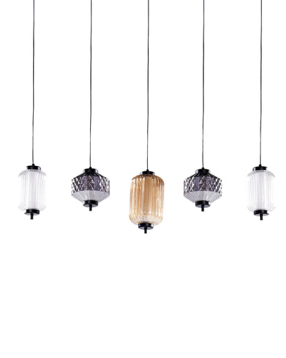  LED Pendant Lamp SULLANE LED Glass Multicolour