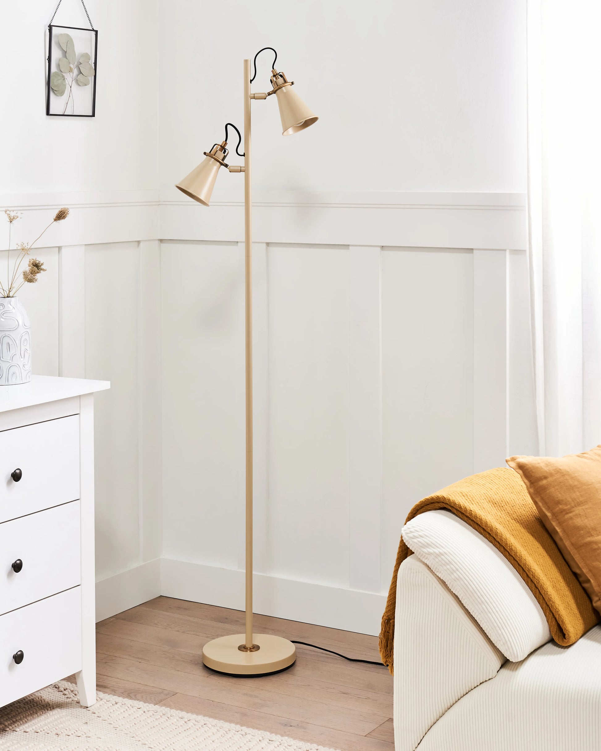  Floor Lamp MOYOLA Adjustable Metal Beige