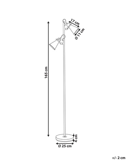  Floor Lamp MOYOLA Adjustable Metal Beige
