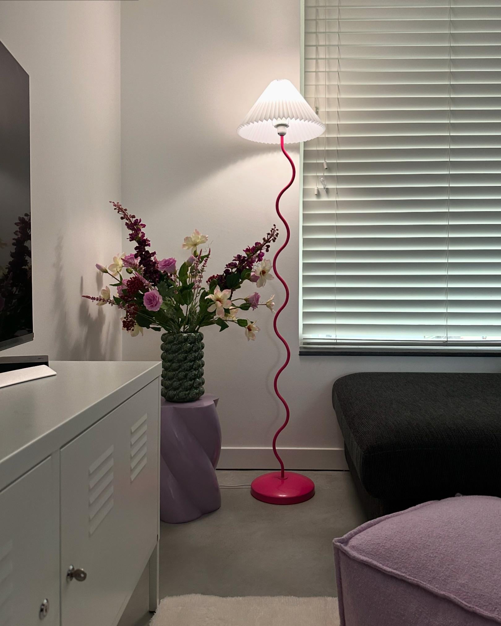  Floor Lamp JIKAWO Metal Pink