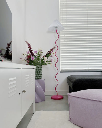  Floor Lamp JIKAWO Metal Pink