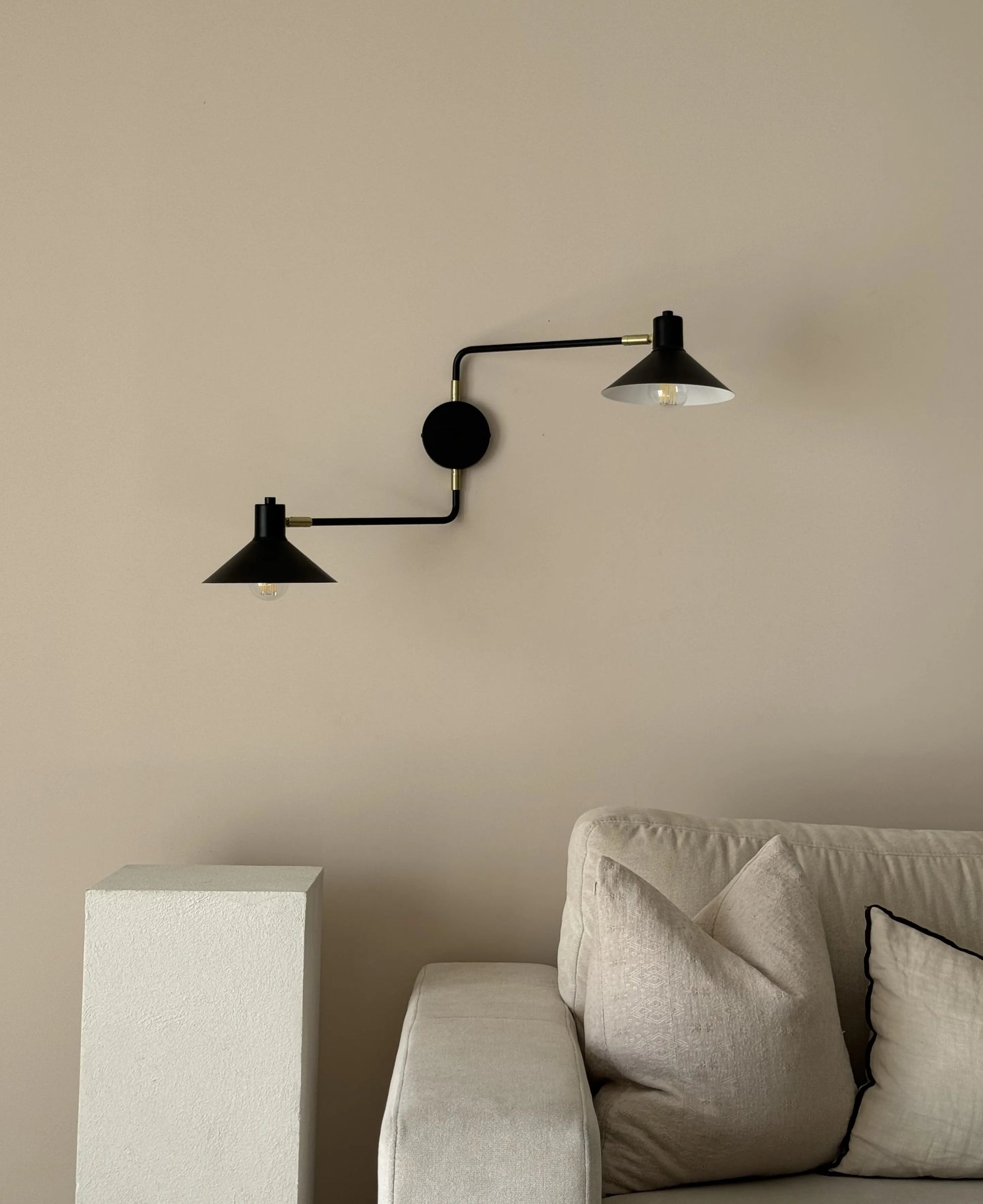  Wall Lamp KADASSA Adjustable Metal Black