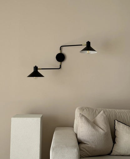  Wall Lamp KADASSA Adjustable Metal Black