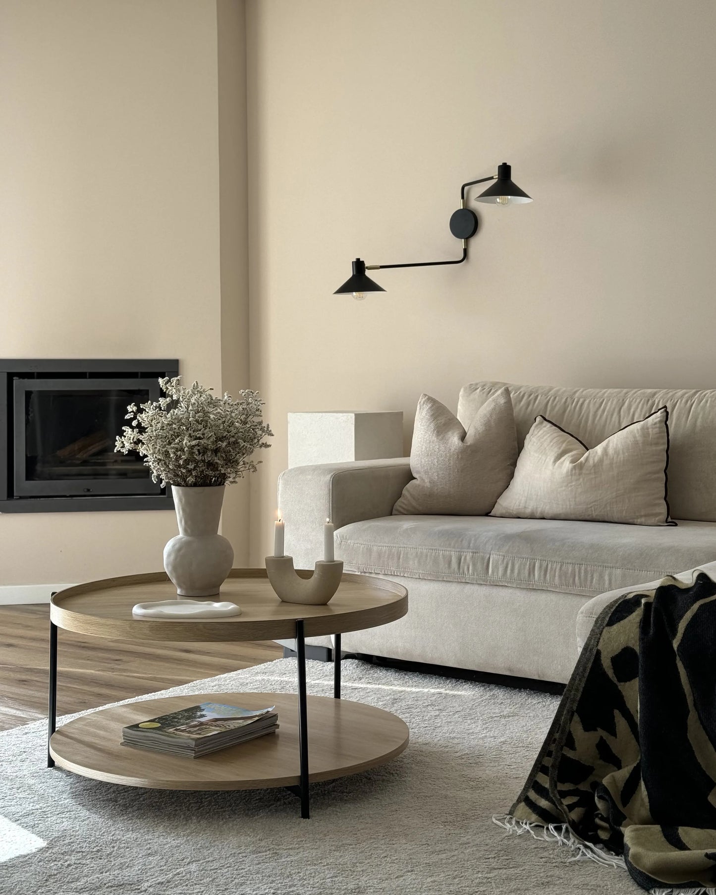  Wall Lamp KADASSA Adjustable Metal Black