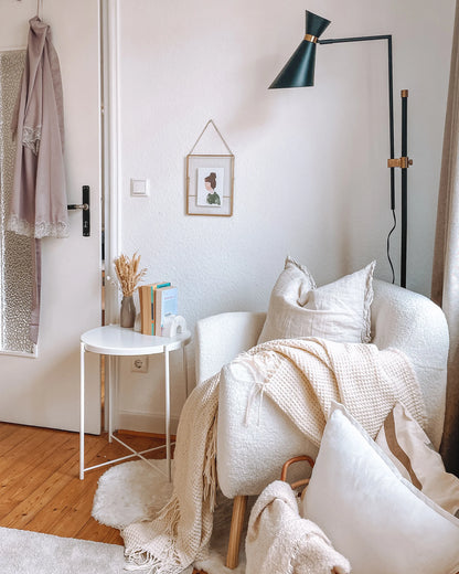  Floor Lamp MELAWI Metal Black