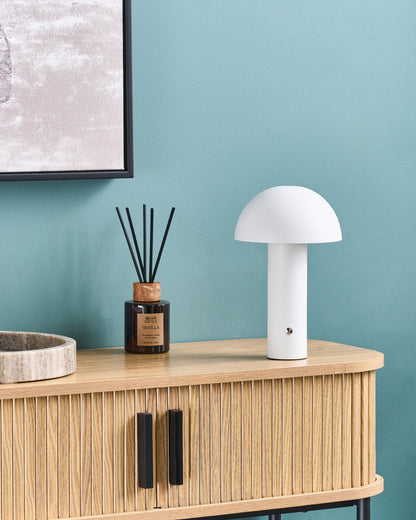  Wireless LED Table Lamp BOJO With Dimmer Metal White