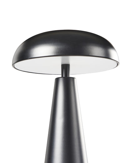  Wireless LED Table Lamp BOCONO With Dimmer Metal Black