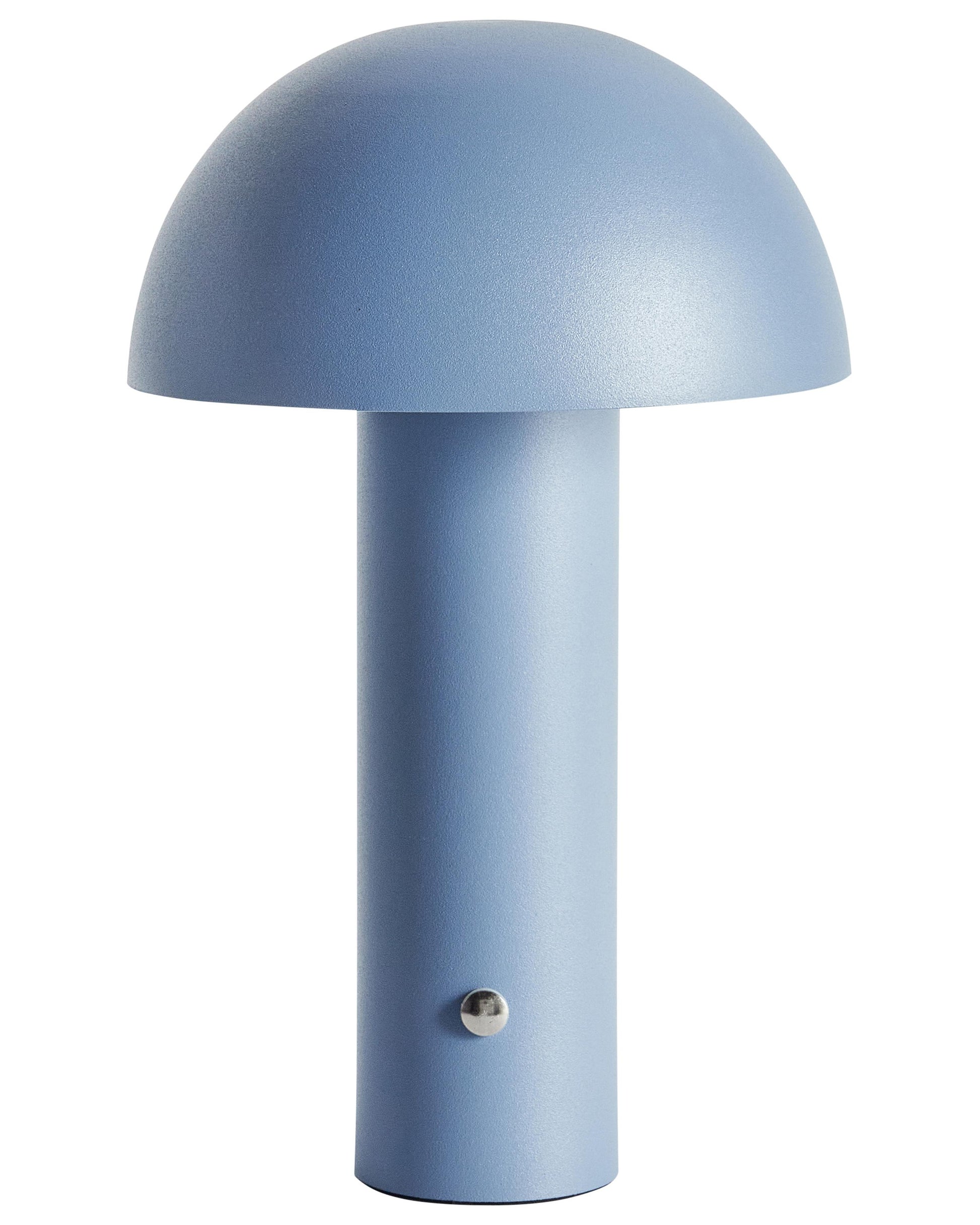  Wireless LED Table Lamp BOJO With Dimmer Metal Blue