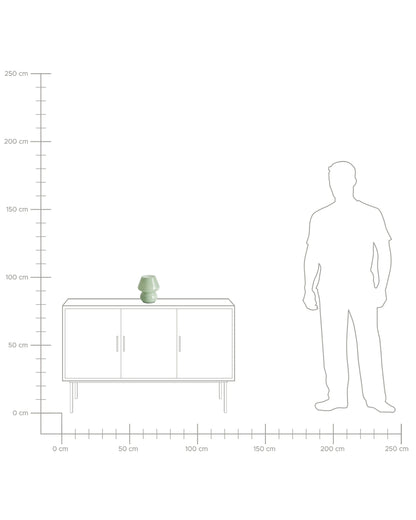  Table Lamp LOBO Glass Green
