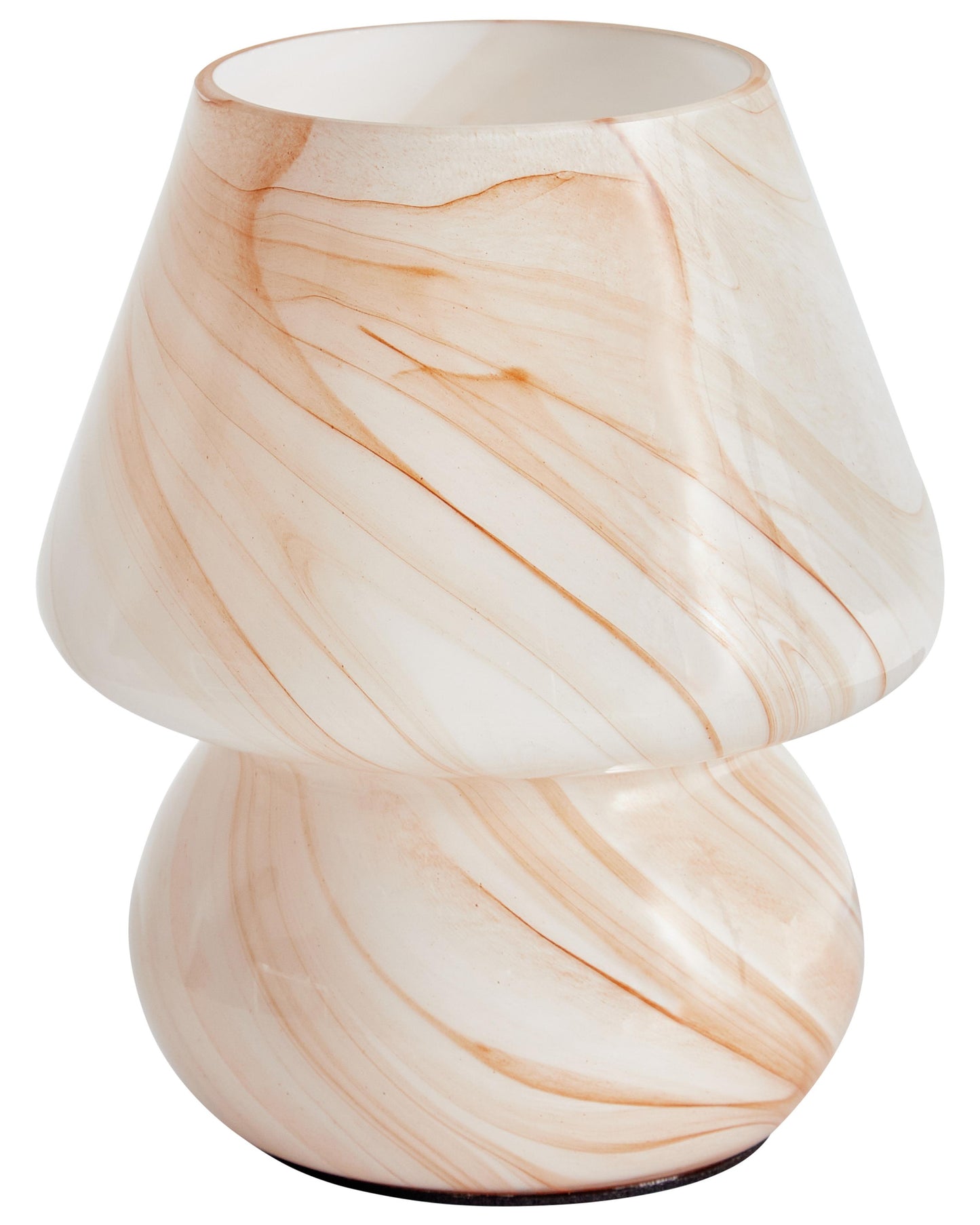  Table Lamp LOBO Glass Beige Marble