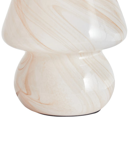  Table Lamp LOBO Glass Beige Marble