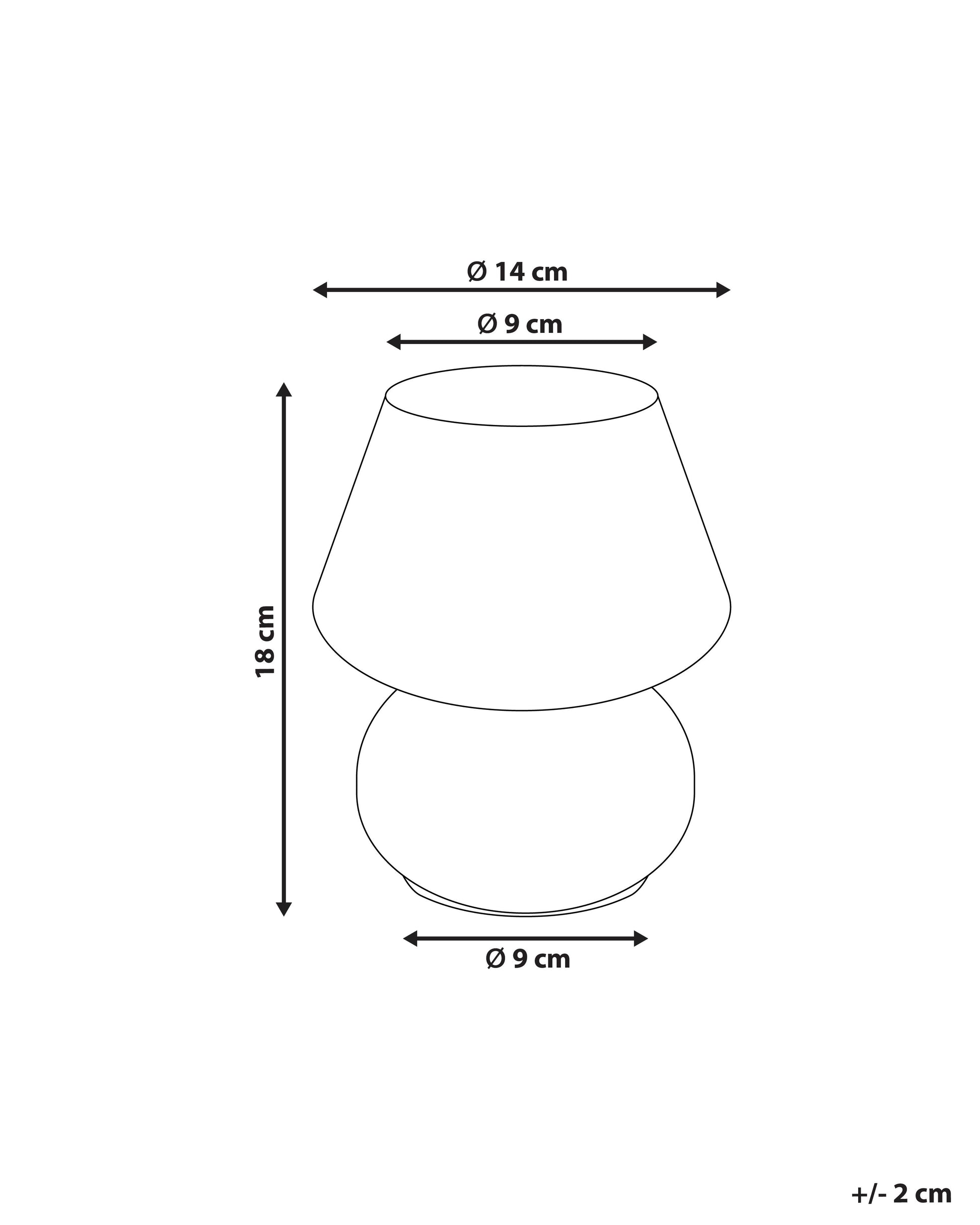  Table Lamp LOBO Glass Beige Marble