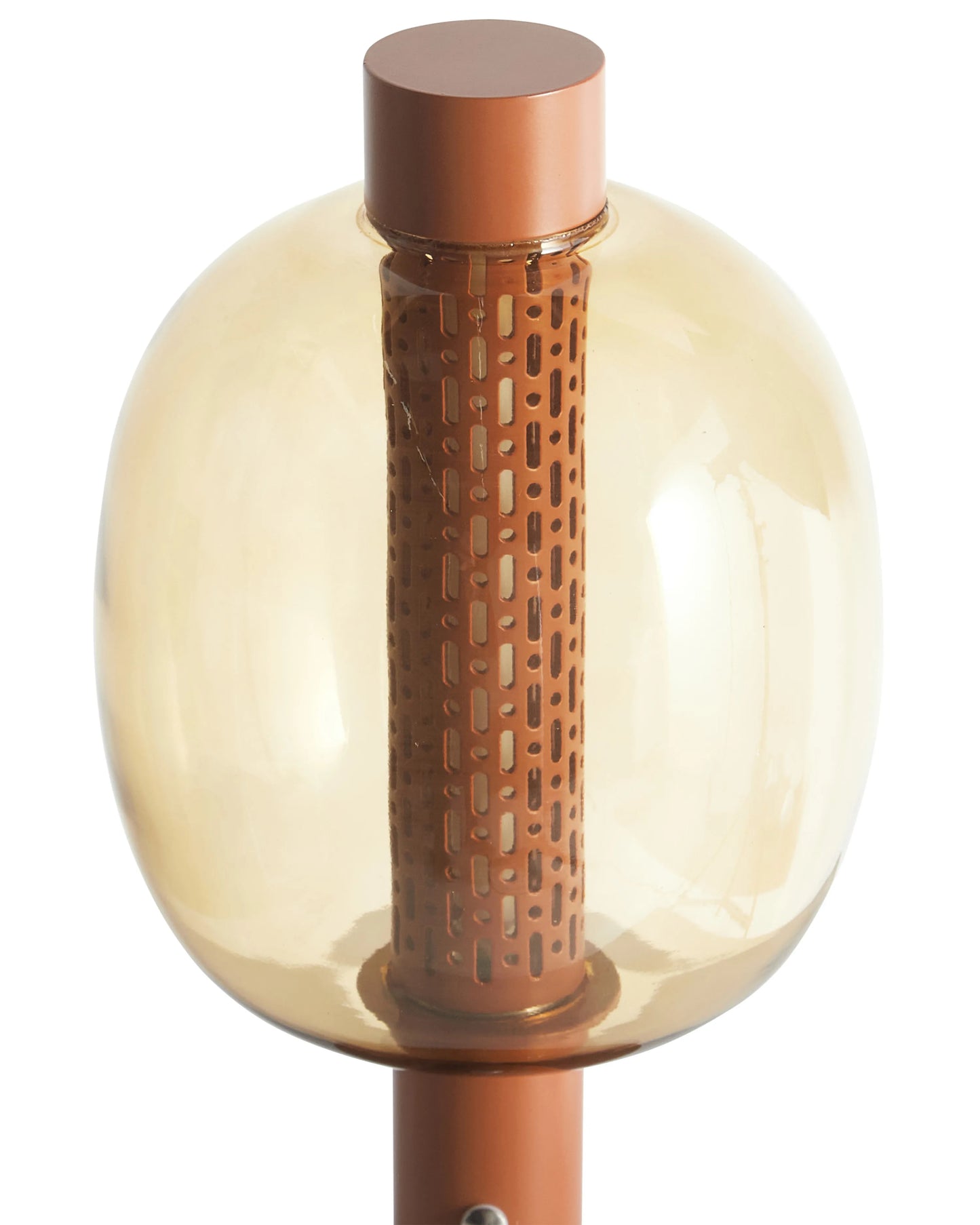  Wireless LED Table Lamp PULANGI With Dimmer Metal Brown