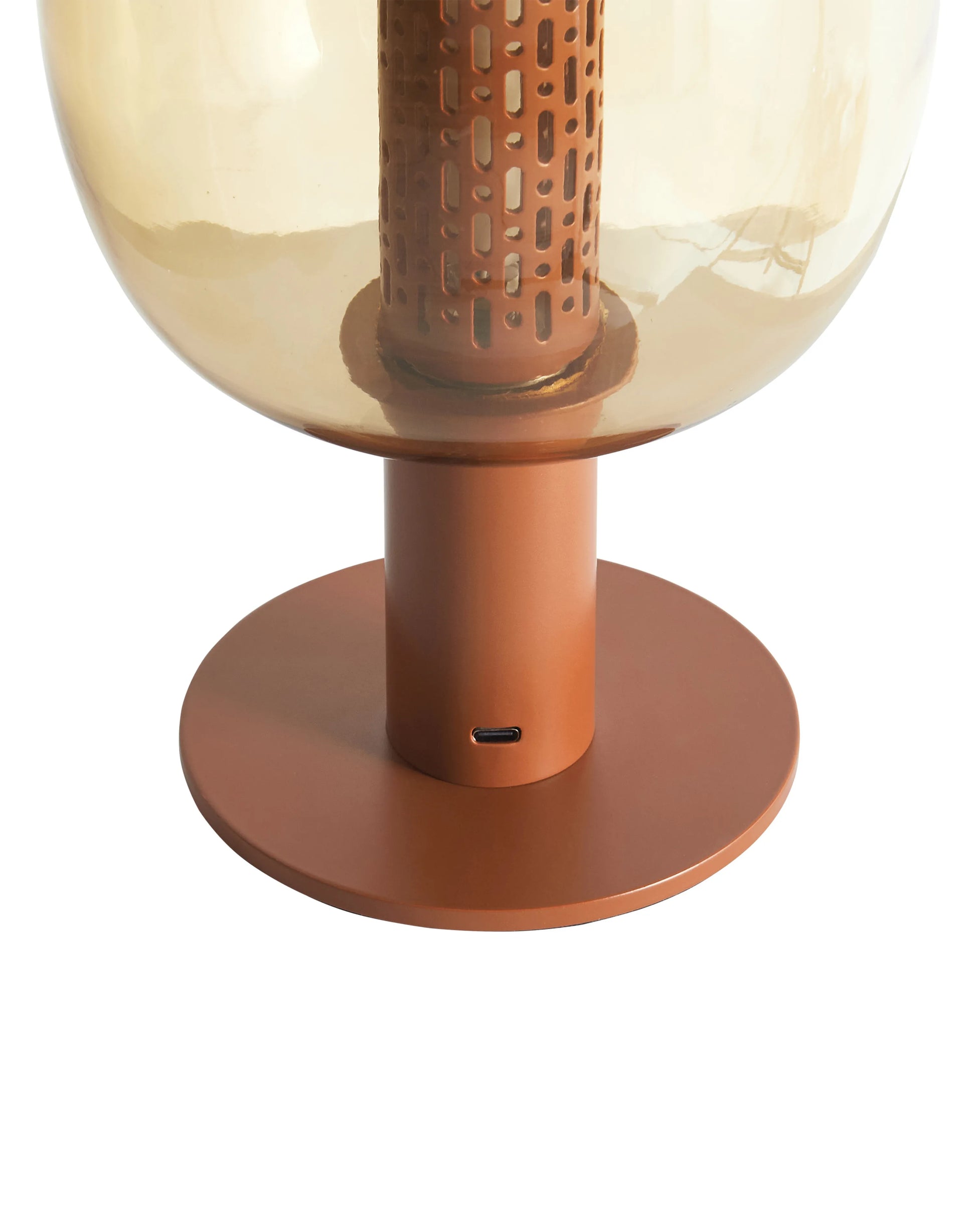  Wireless LED Table Lamp PULANGI With Dimmer Metal Brown