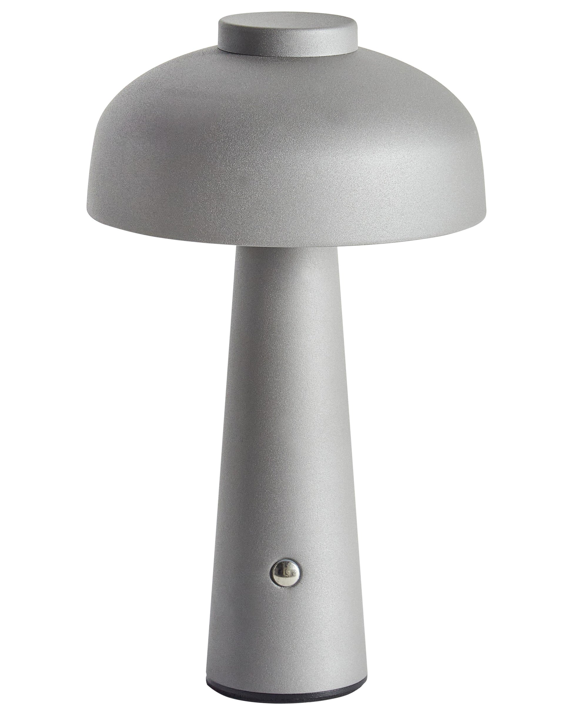  Wireless LED Table Lamp AGUSAN With Dimmer Metal Grey