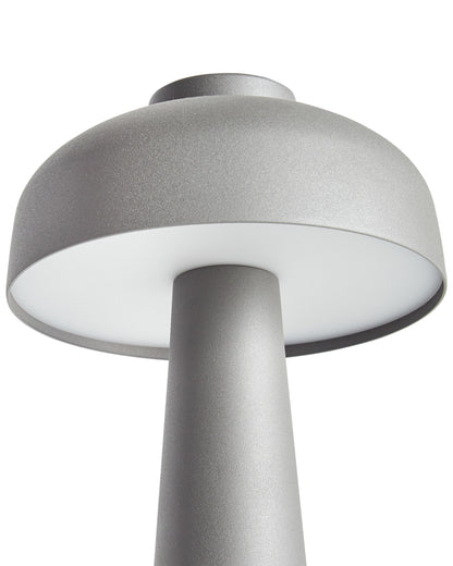  Wireless LED Table Lamp AGUSAN With Dimmer Metal Grey