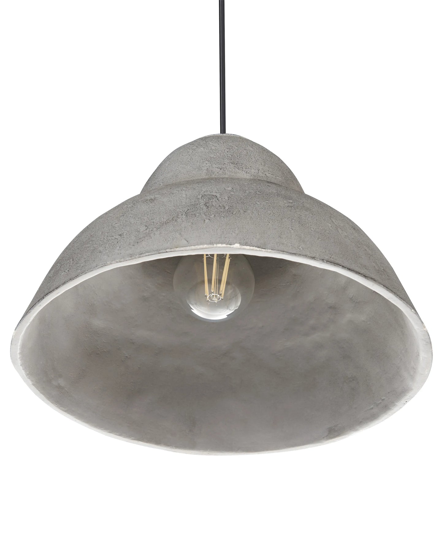  Pendant Lamp KABALEBO Papier-Mâché Grey