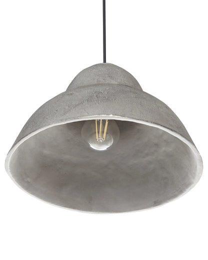  Pendant Lamp KABALEBO Papier-Mâché Grey