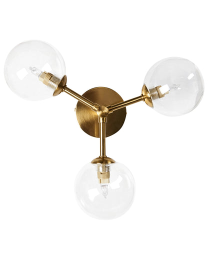  Ceiling Lamp MARICAO Glass Brass