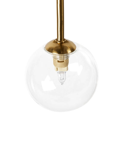  Ceiling Lamp MARICAO Glass Brass