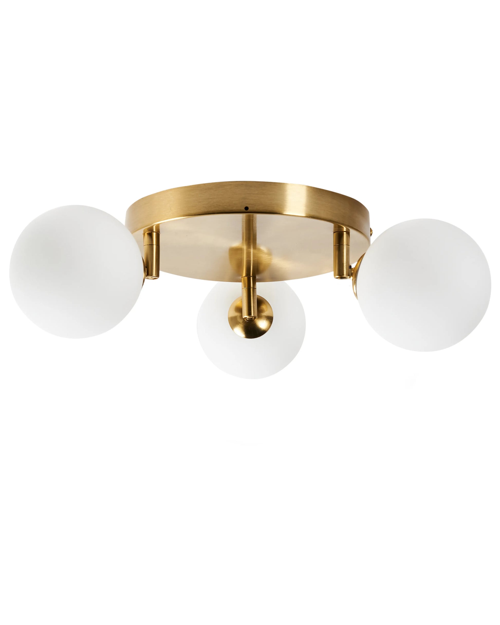 Ceiling Lamp MAVILLA Glass Brass