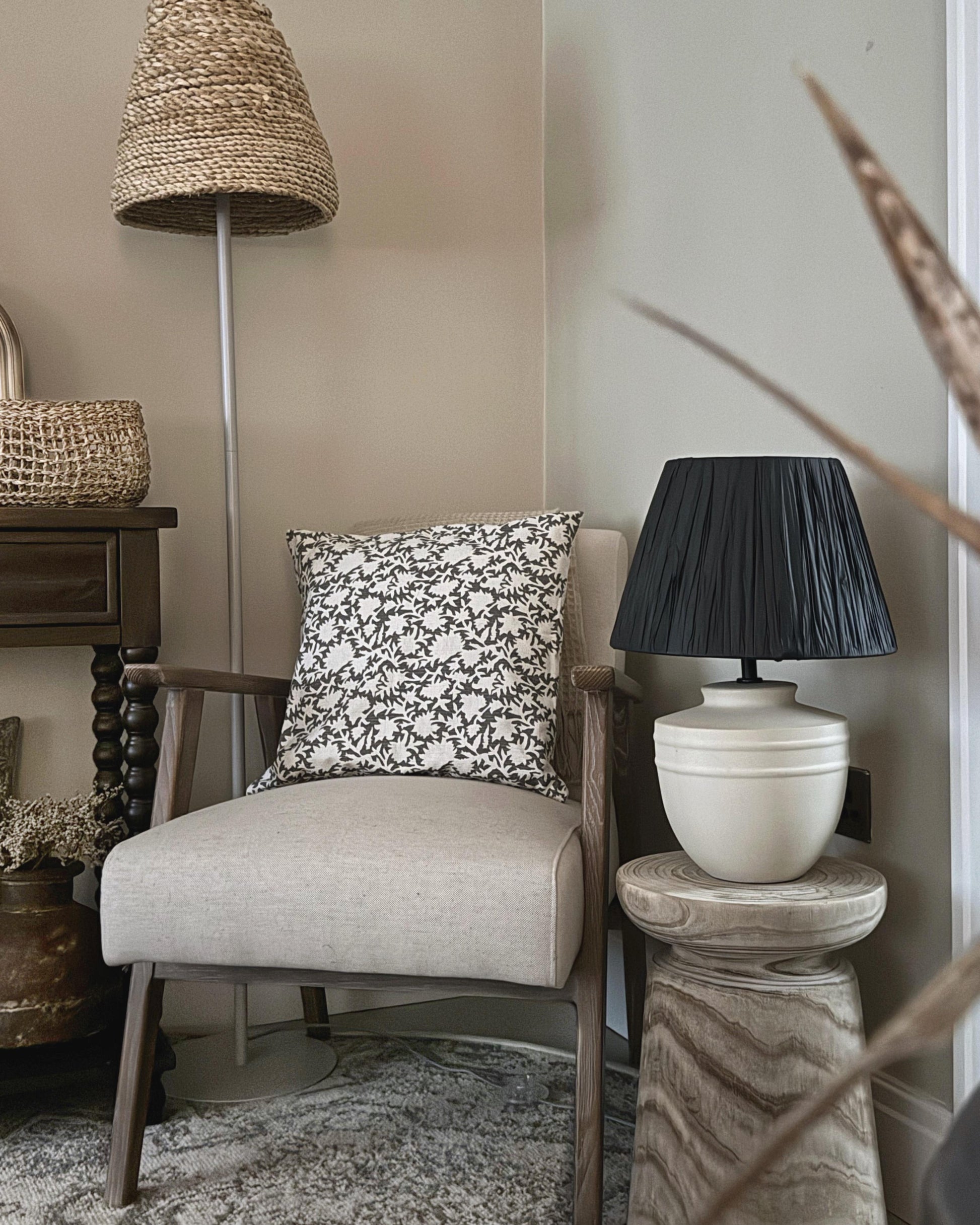  Table Lamp TIGRE Ceramic Beige