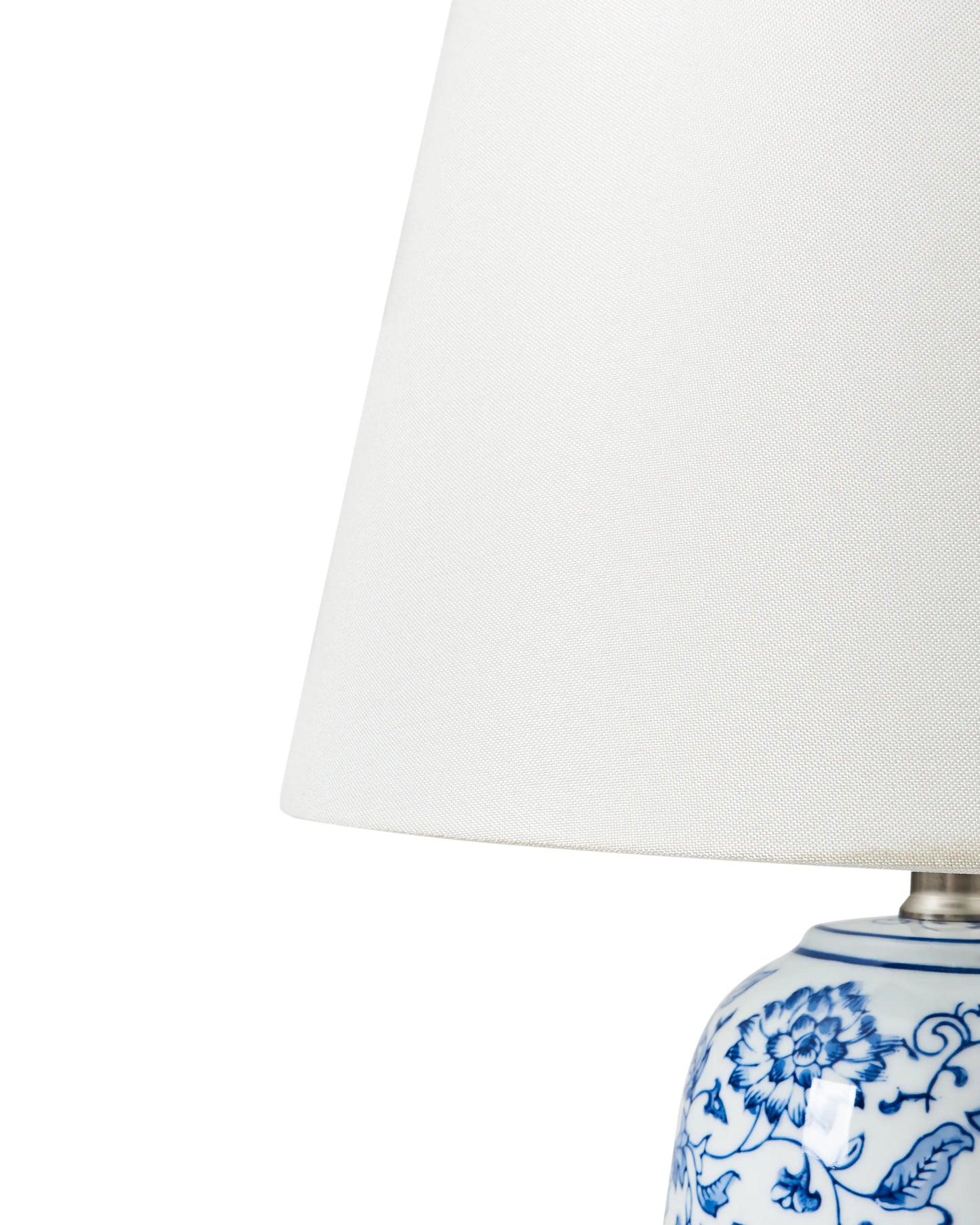  Table Lamp AIBONITO Porcelain White/ Blue
