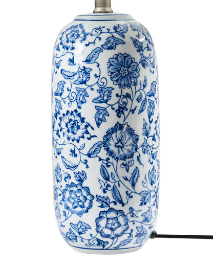  Table Lamp AIBONITO Porcelain White/ Blue