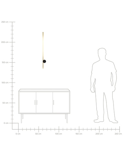  LED Wall Lamp INGENIO Metal Gold