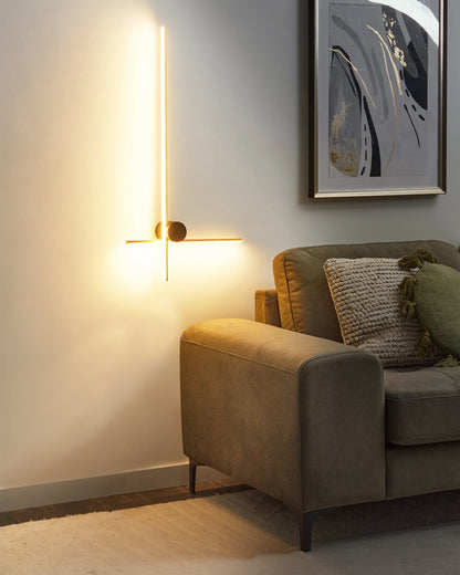  LED Wall Lamp NUEVO Metal Gold