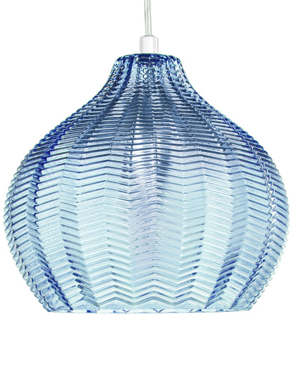  Pendant Lamp KEILA Glass Blue