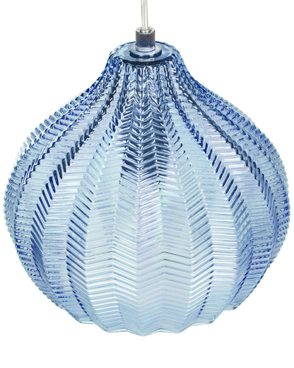  Pendant Lamp KEILA Glass Blue