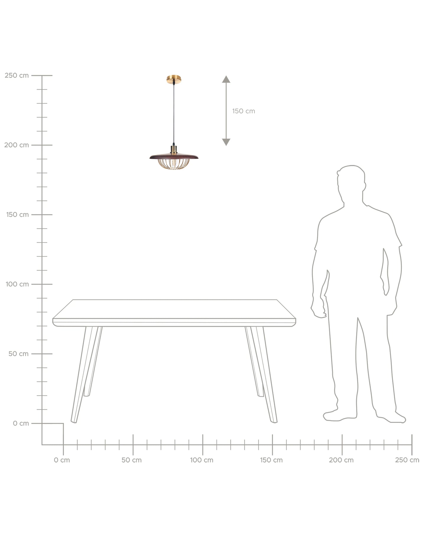  Pendant Lamp TORDILLO Metal Gold