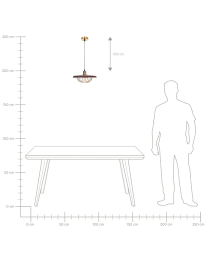  Pendant Lamp TORDILLO Metal Gold