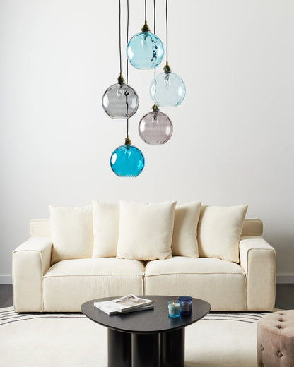  Pendant Lamp PABELLON Glass Blue