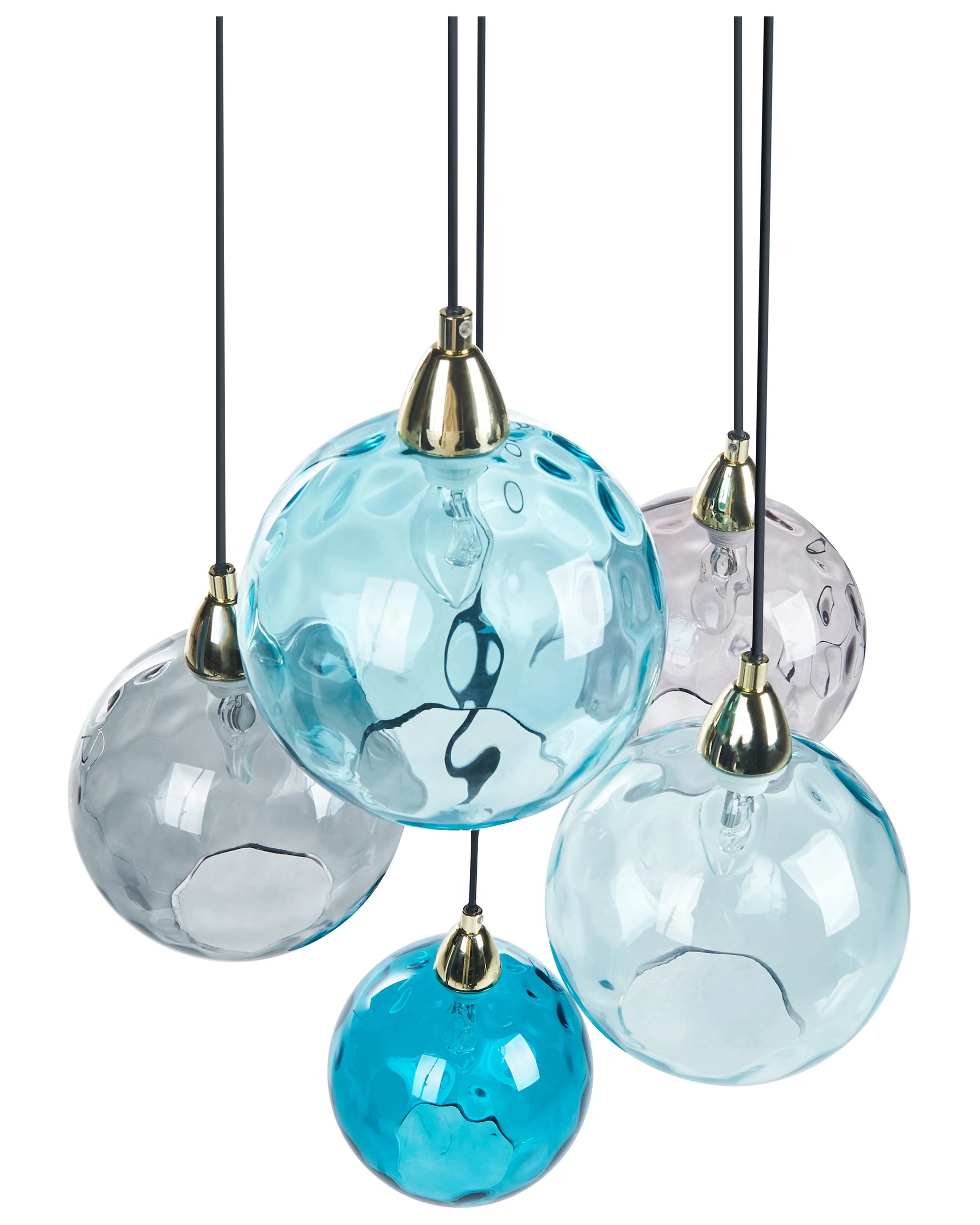  Pendant Lamp PABELLON Glass Blue