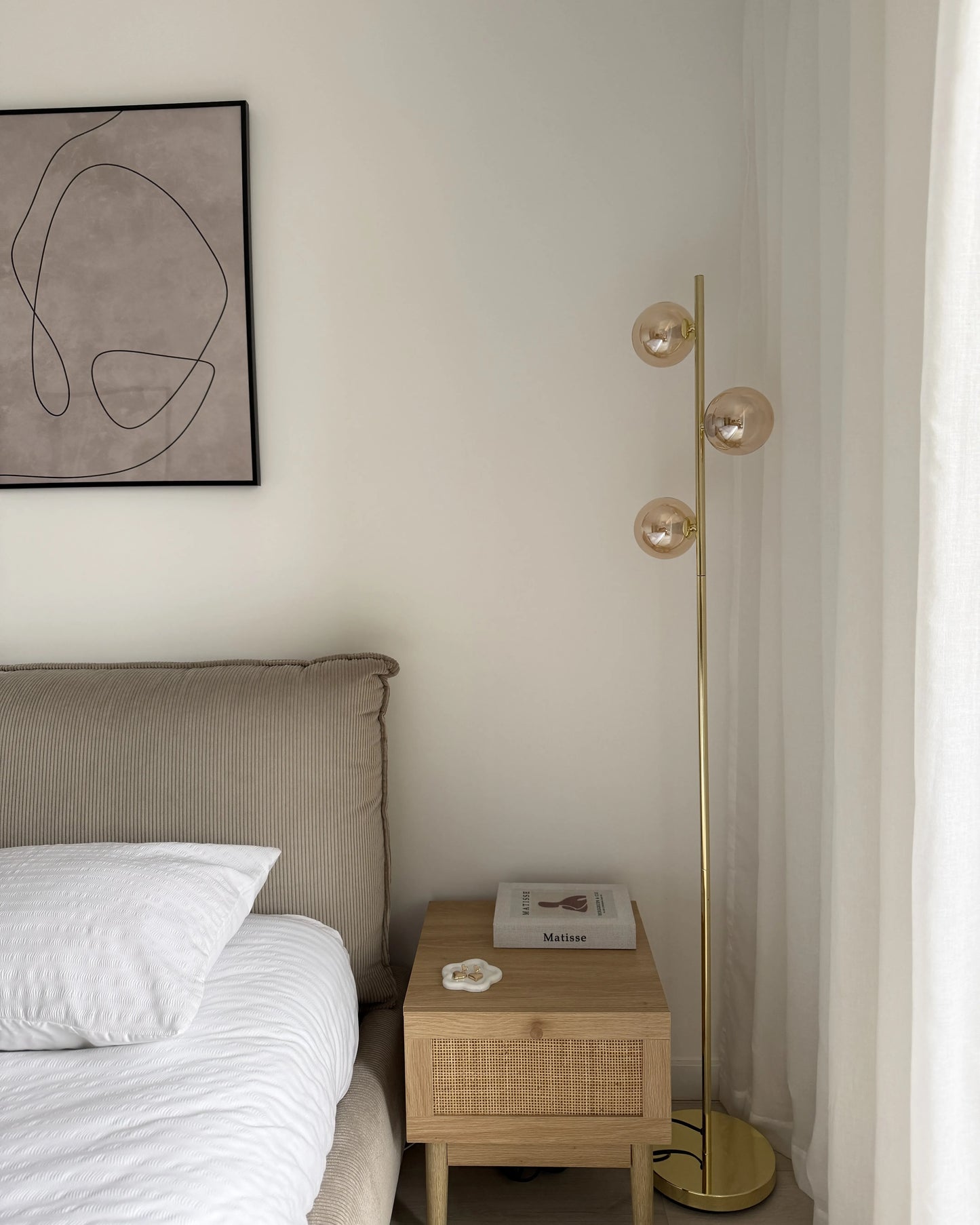  Floor Lamp RAMIS Metal Gold