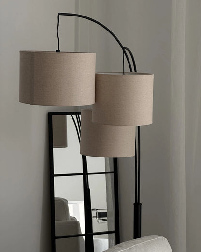 Floor Lamp CARONI Linen Beige