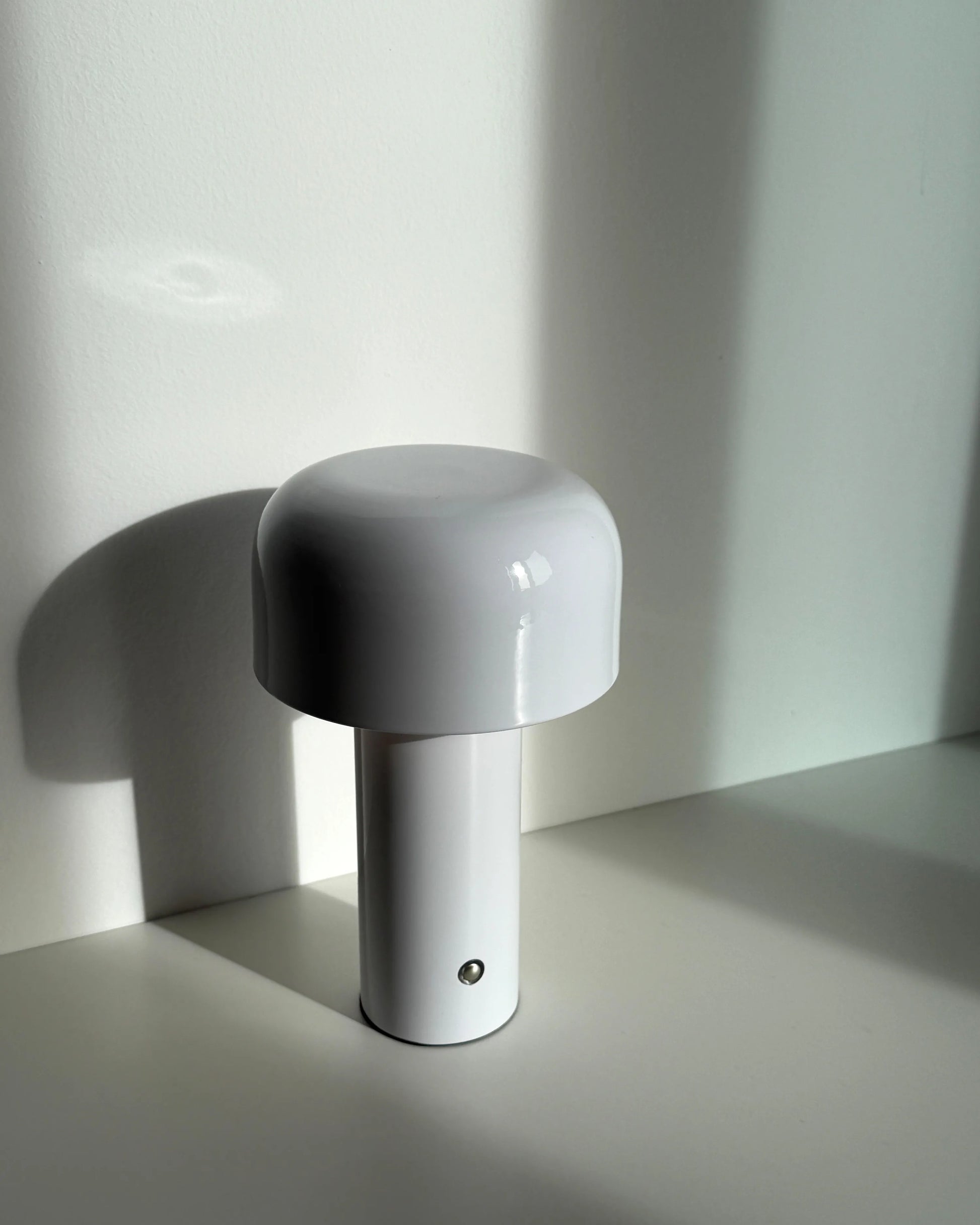  Wireless LED Table Lamp BESOS With Dimmer Metal White
